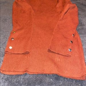 Brown Long Sleeve Sweater -Plus 3x